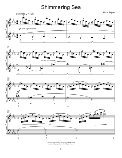 Shimmering Sea von Mona Rejino (Download) 