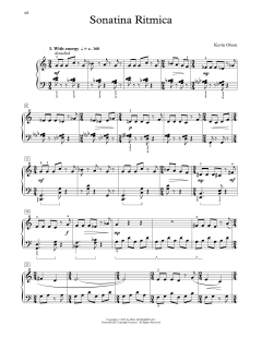 Sonatina Ritmica von Kevin Olson (Download) 