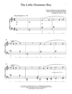 The Little Drummer Boy von Harry Simeone (Download) 
