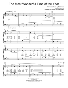 The Most Wonderful Time Of The Year von George Wyle (Download) 