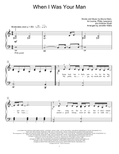When I Was Your Man von Bruno Mars (Download) 