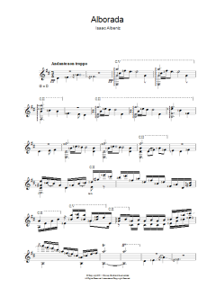 Alborada von Isaac Albéniz (Download) 