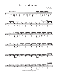Allegro Moderato von Napoléon Coste (Download) 