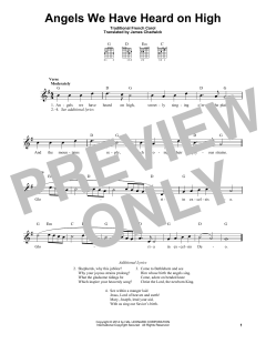Angels We Have Heard On High von Traditional French Carol (Download) 
