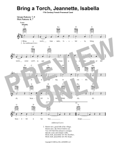 Bring A Torch, Jeannette, Isabella (Download) 