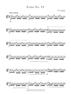 Etude No.19 von Matteo Carcassi (Download) 