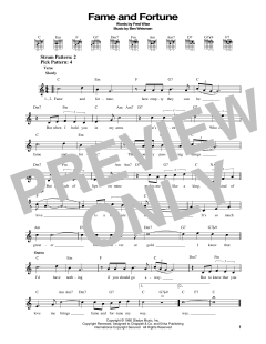 Fame And Fortune von Elvis Presley (Download) 