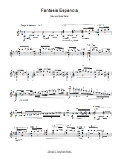 Fantasia Espanola von Manuel Diaz Cano (Download) 