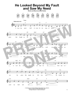 He Looked Beyond My Fault And Saw My Need von Dottie Rambo (Download) 