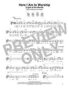 Here I Am To Worship von Tim Hughes (Download) 