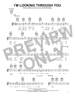I'm Looking Through You von The Beatles (Download) 