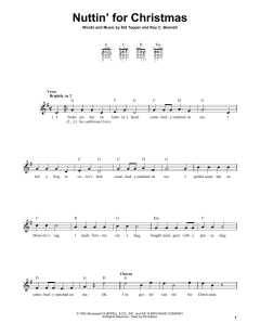 Nuttin' For Christmas von Sid Tepper (Download) 