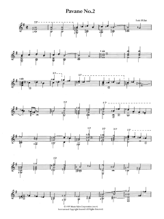 Pavane No. 2 von Luis de Milán (Download) 