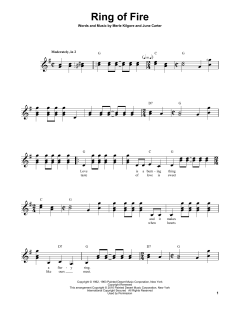 Ring Of Fire von Johnny Cash (Download) 