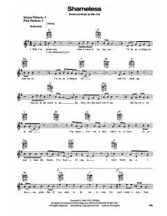 Shameless von Billy Joel (Download) 