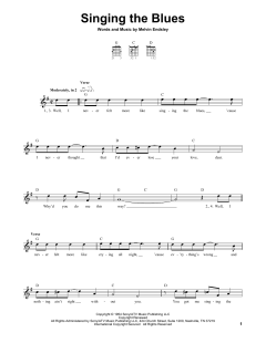 Singing The Blues von Guy Mitchell (Download) 