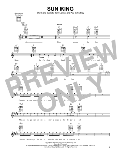 Sun King von The Beatles (Download) 