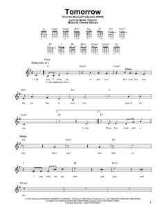 Tomorrow von Martin Charnin (Download) 