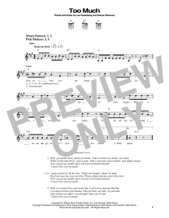 Too Much von Elvis Presley (Download) 