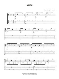 Waltz von Matteo Carcassi (Download) 