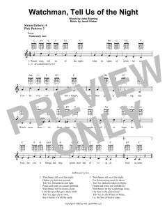 Watchman, Tell Us Of The Night von John Bowring (Download) 