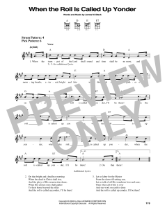 When The Roll Is Called Up Yonder (Download) 