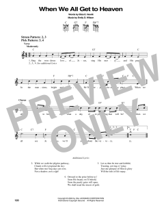 When We All Get To Heaven von Eliza E. Hewitt (Download) 