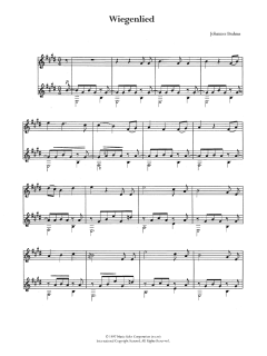 Wiegenlied von Johannes Brahms (Download) 