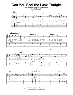 Can You Feel The Love Tonight von Elton John (Download) 