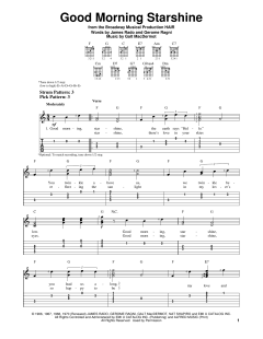 Good Morning Starshine von Galt MacDermot (Download) 
