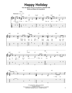 Happy Holiday von Irving Berlin (Download) 