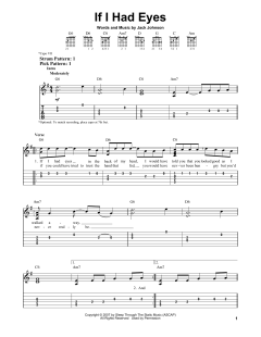 If I Had Eyes von Jack Johnson (Download) 
