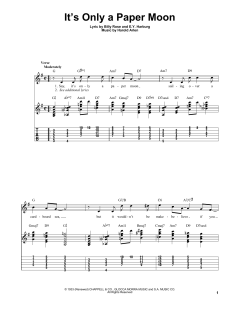 It's Only A Paper Moon von Billy Rose (Download) 