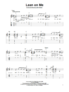 Lean On Me von Bill Withers (Download) 