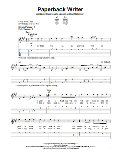 Paperback Writer von The Beatles (Download) 