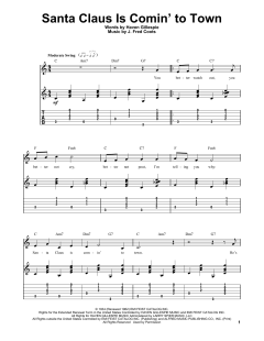 Santa Claus Is Comin' To Town von Fred Coots (Download) 
