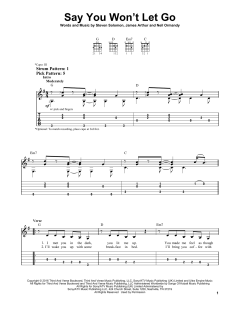 Say You Won't Let Go von James Arthur (Download) 