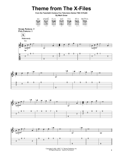 Theme From The X-Files von Mark Snow (Download) 