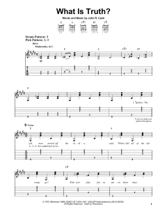 What Is Truth? von Johnny Cash (Download) 