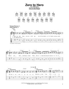 Zero To Hero von Alan Menken (Download) 
