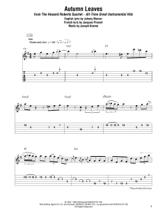 Autumn Leaves von Joseph Kosma (Download) 