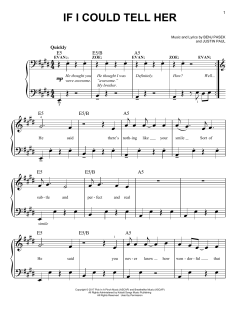 If I Could Tell Her von Benj Pasek (Download) 