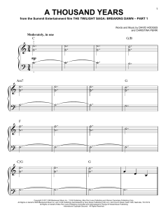 A Thousand Years von Christina Perri (Download) 