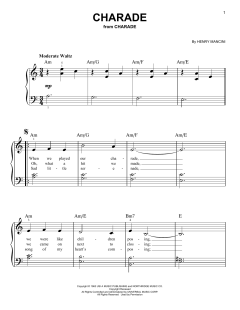 Charade von Henry Mancini (Download) 