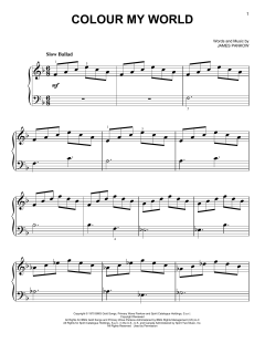 Colour My World von Chicago (Download) 