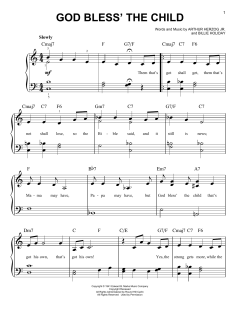 God Bless' The Child von Billie Holiday (Download) 