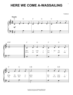 Here We Come A-Wassailing von Traditional (Download) 
