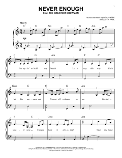 Never Enough von Benj Pasek (Download) 