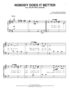 Nobody Does It Better von Carly Simon (Download) 