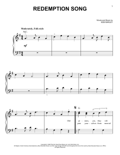 Redemption Song von Bob Marley (Download) 